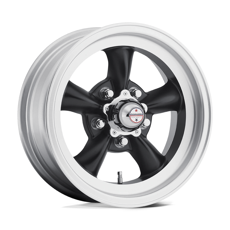 American Racing Vintage VN105D TT-D 14X6 5X4.75 S-BLK/MCH -2MM